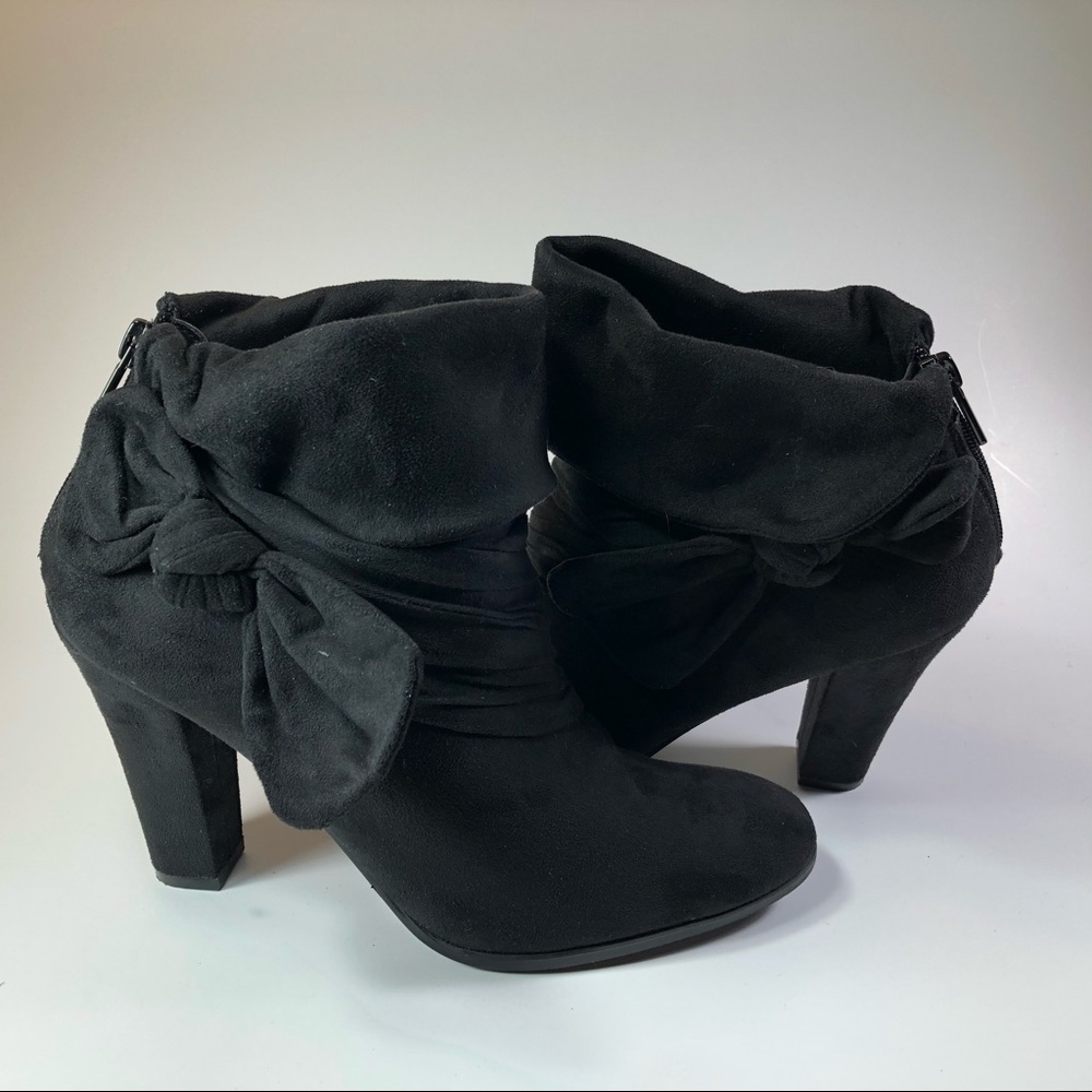 Impo stretch Oakland Black ankle bootie Boots 8.5M - Picture 7 of 8